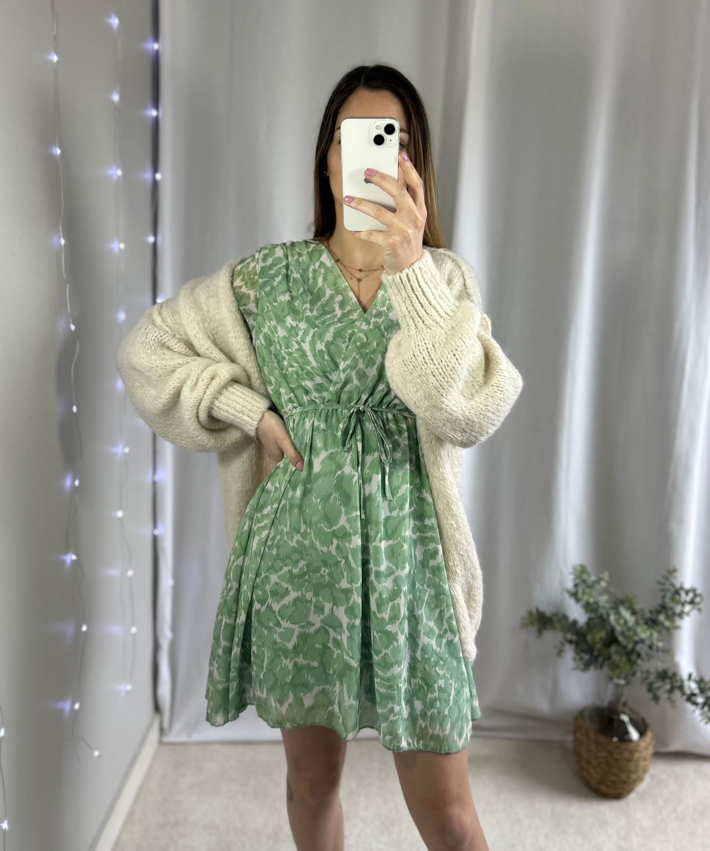 ROBE JULIA - VERT CLAIR