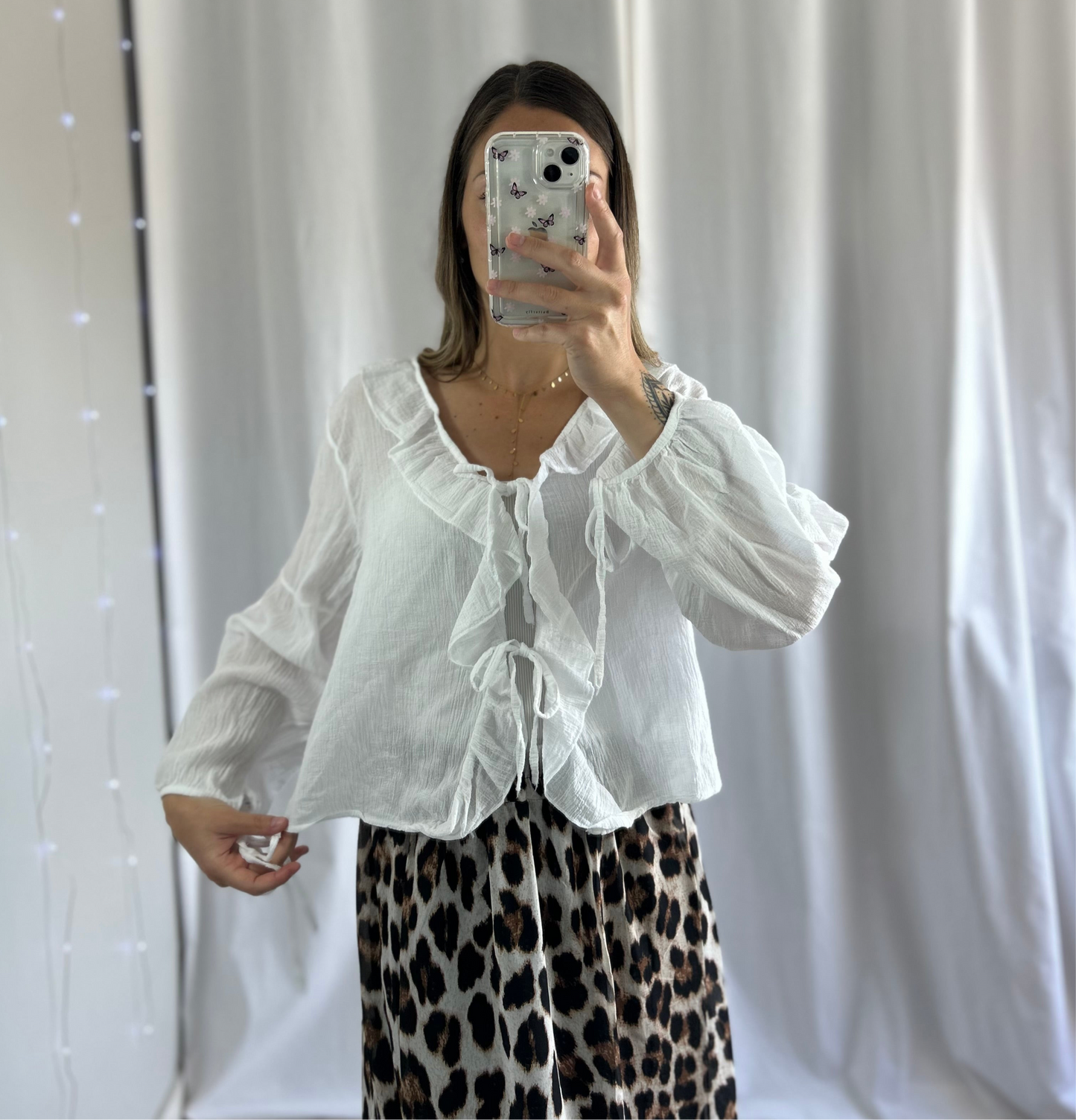 BLOUSE AMALIA - BLANC