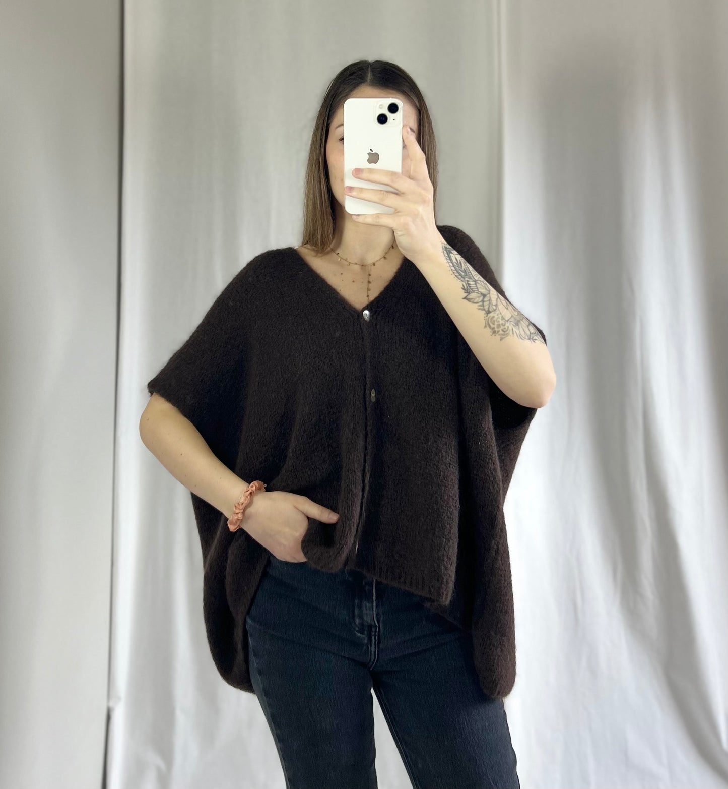 GILET SANS MANCHE MÉLINA - MARRON