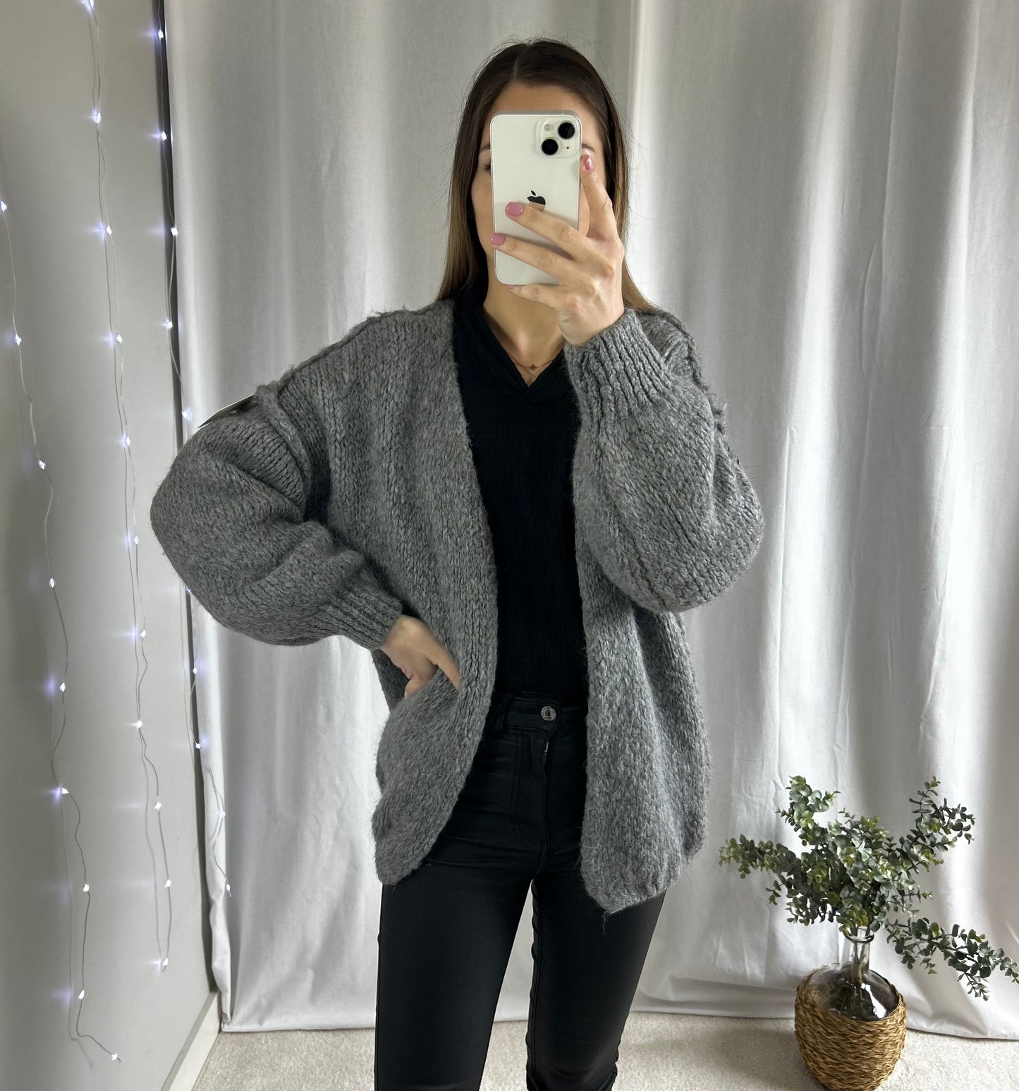 GILET CHLOÉ - GRIS FONCÉ