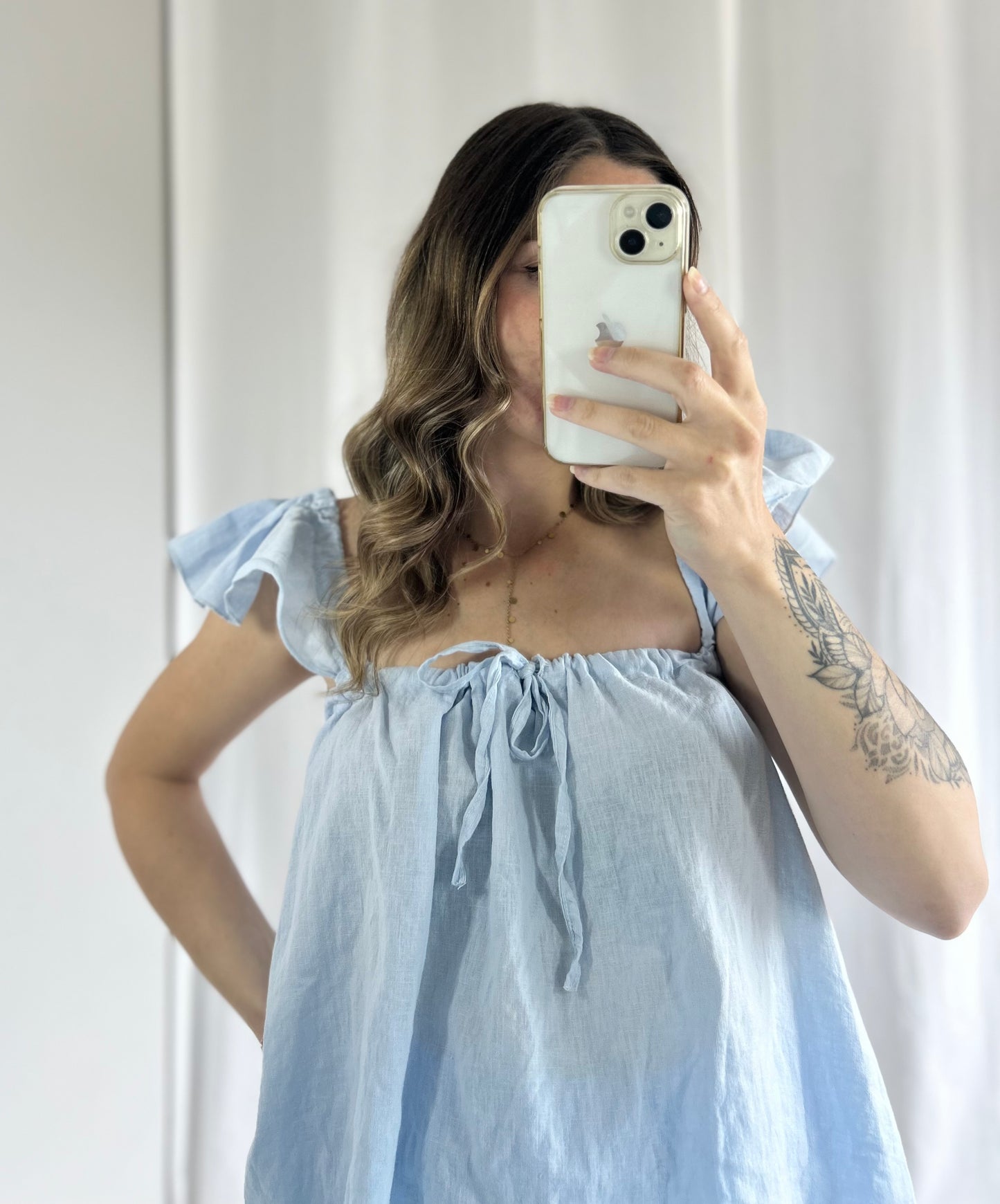 TOP LORA - BLEU