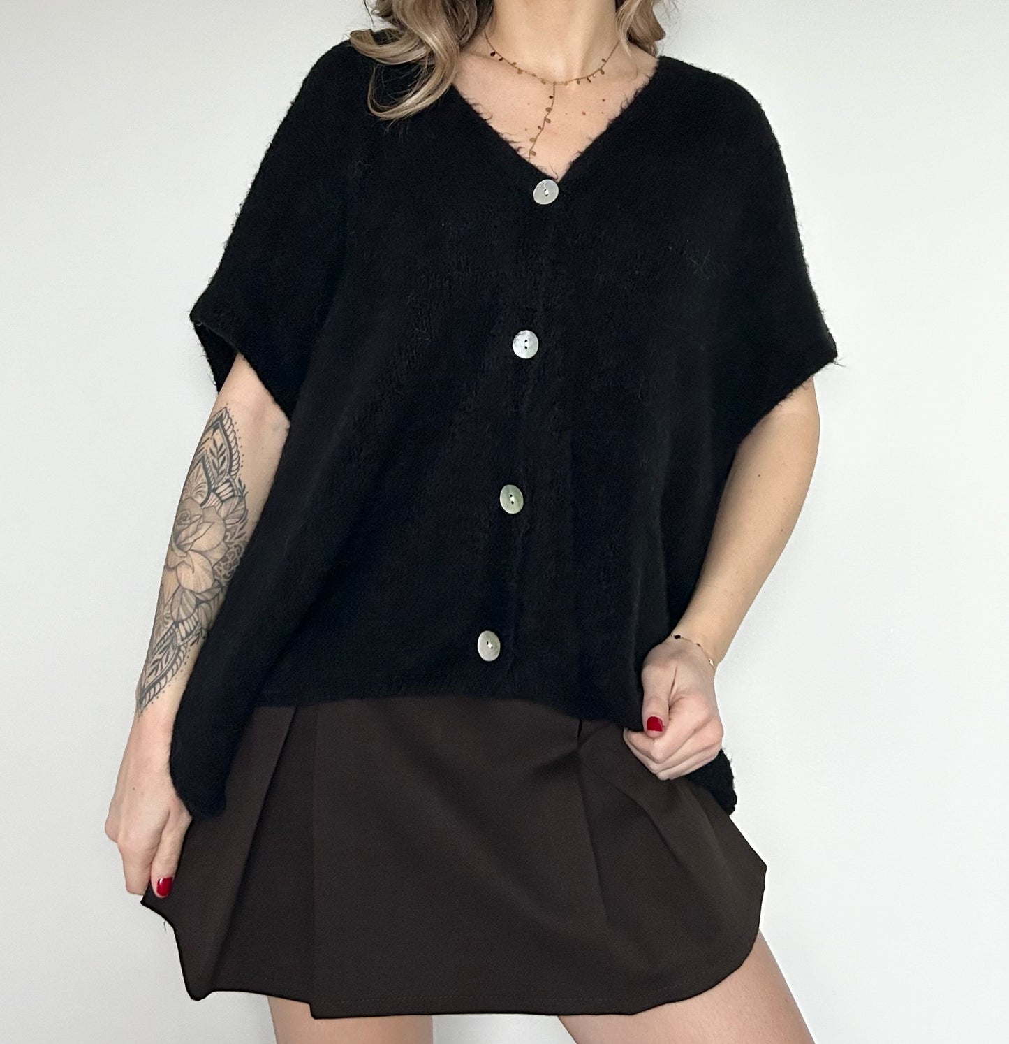 GILET SANS MANCHE MÉLINA - NOIR