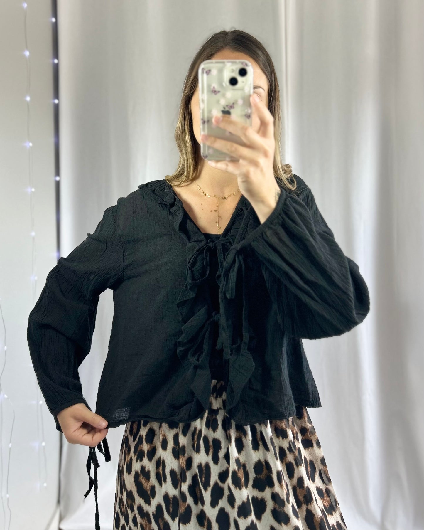 BLOUSE AMALIA - NOIR