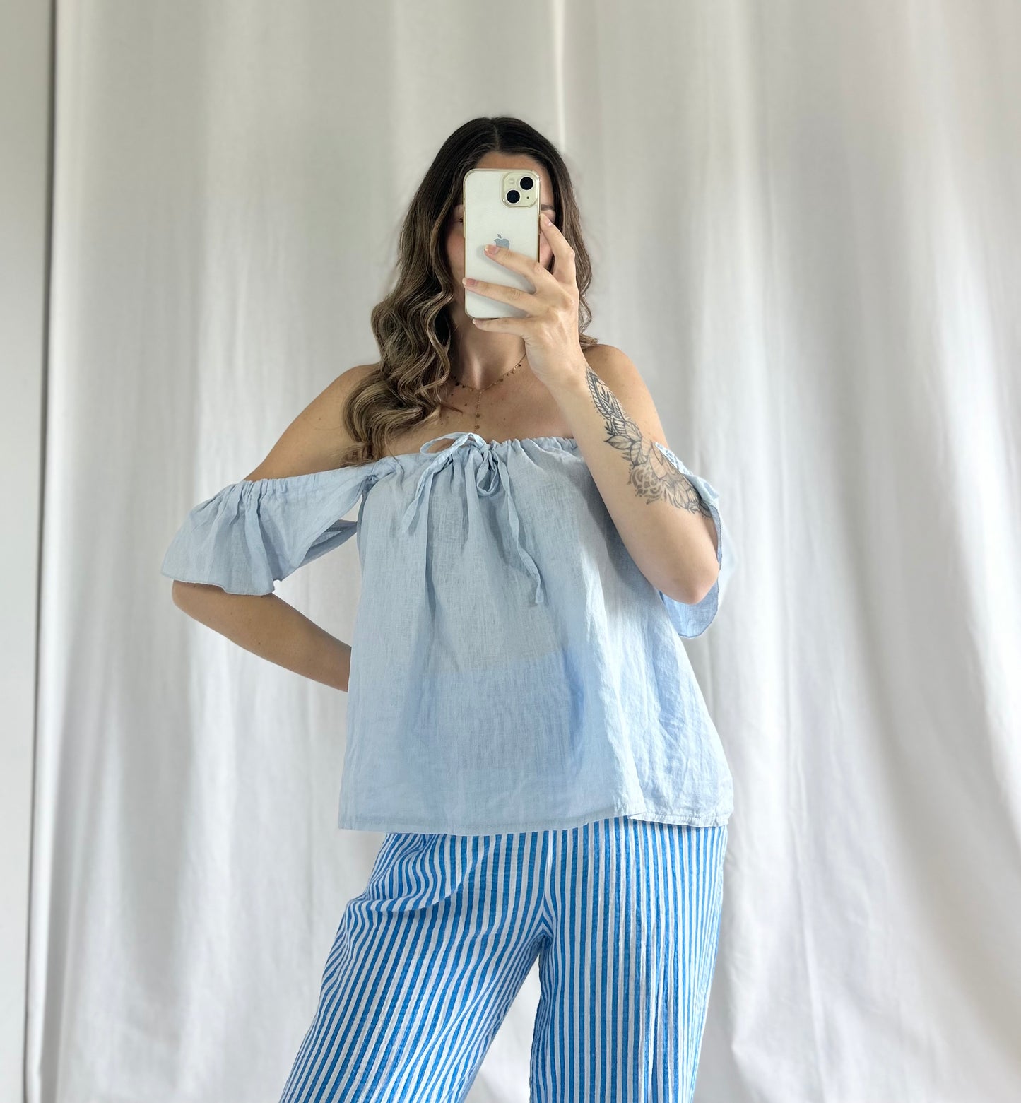 TOP LORA - BLEU