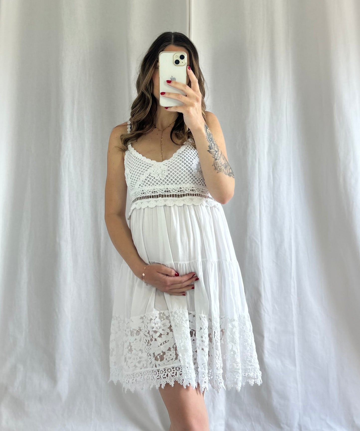 ROBE ESMERALDA - BLANC