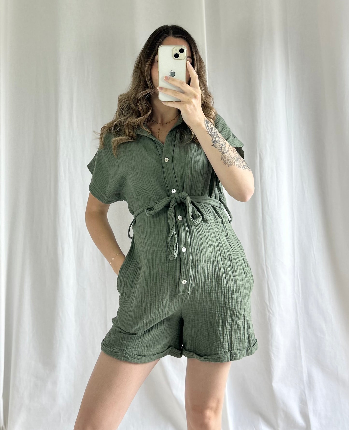 COMBISHORT ÉMILIE - KAKI