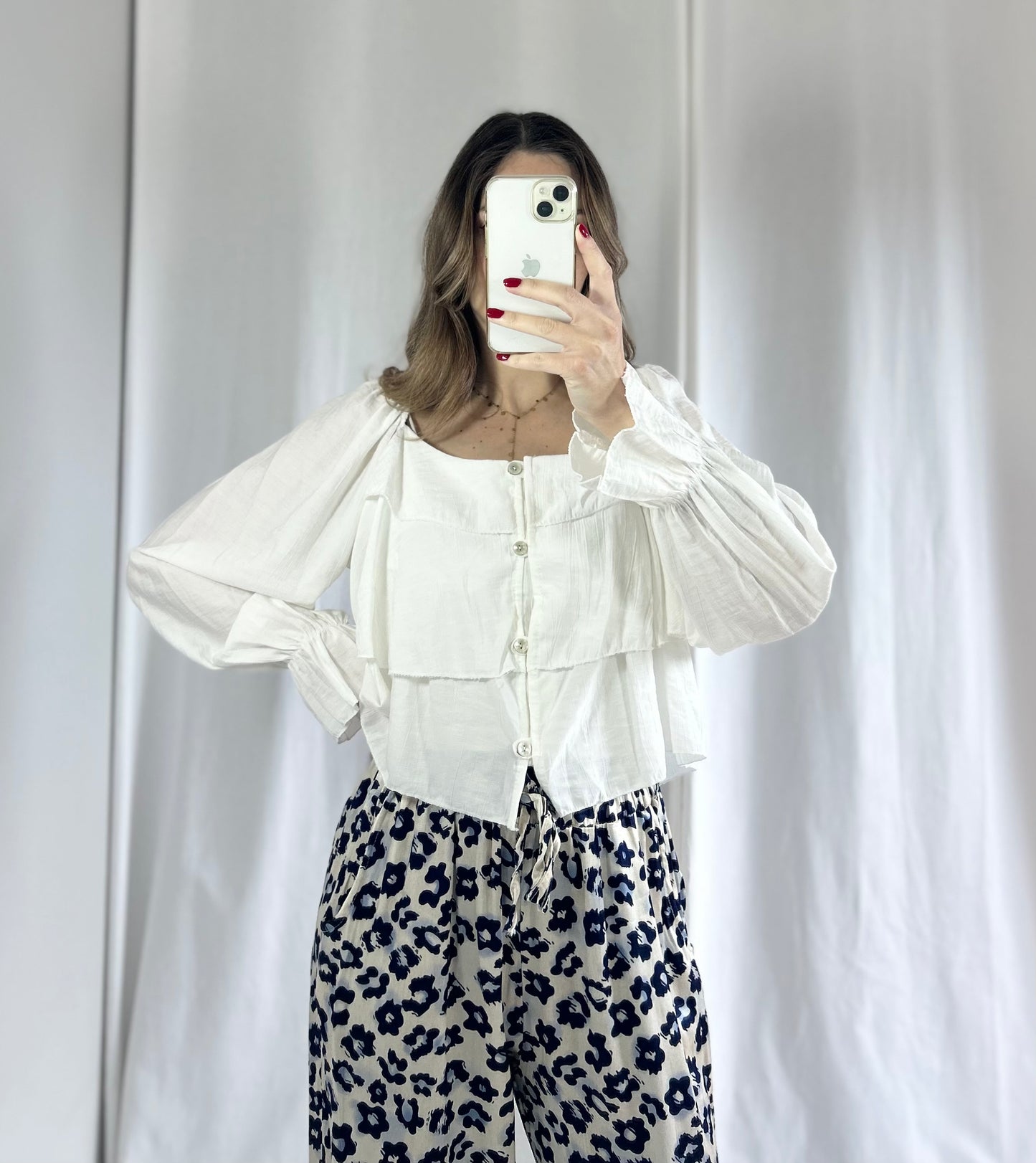 BLOUSE MIRA - BLANC