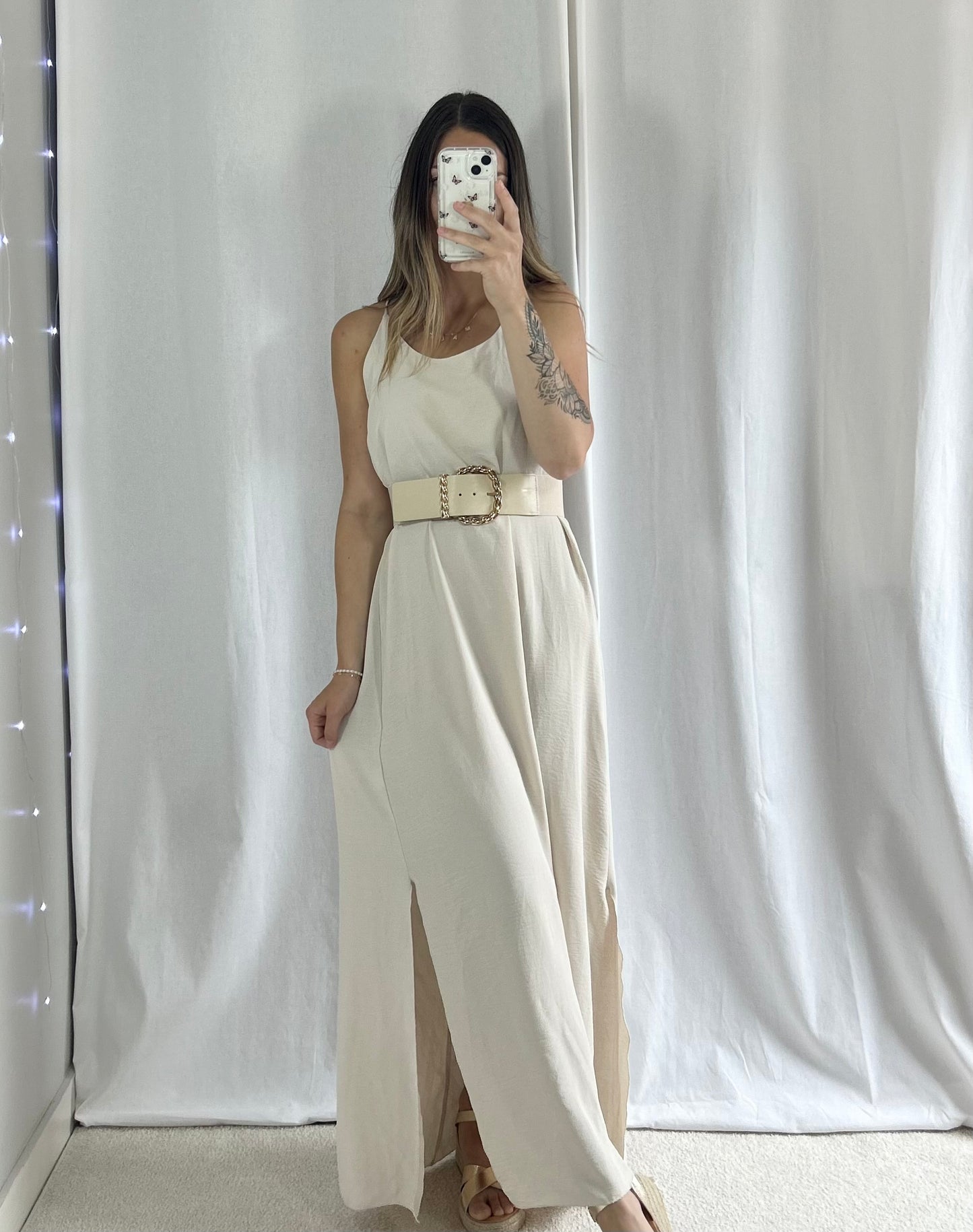 ROBE ILANA - BEIGE