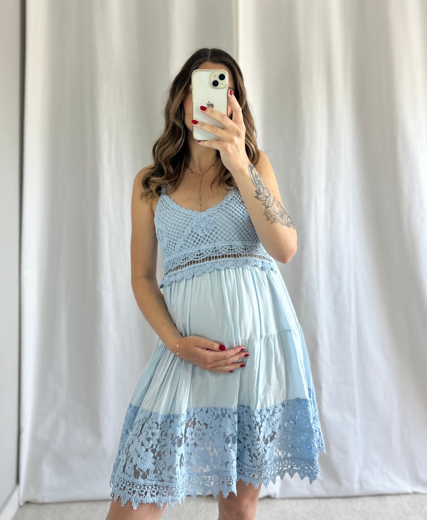 ROBE ESMERALDA - BLEU
