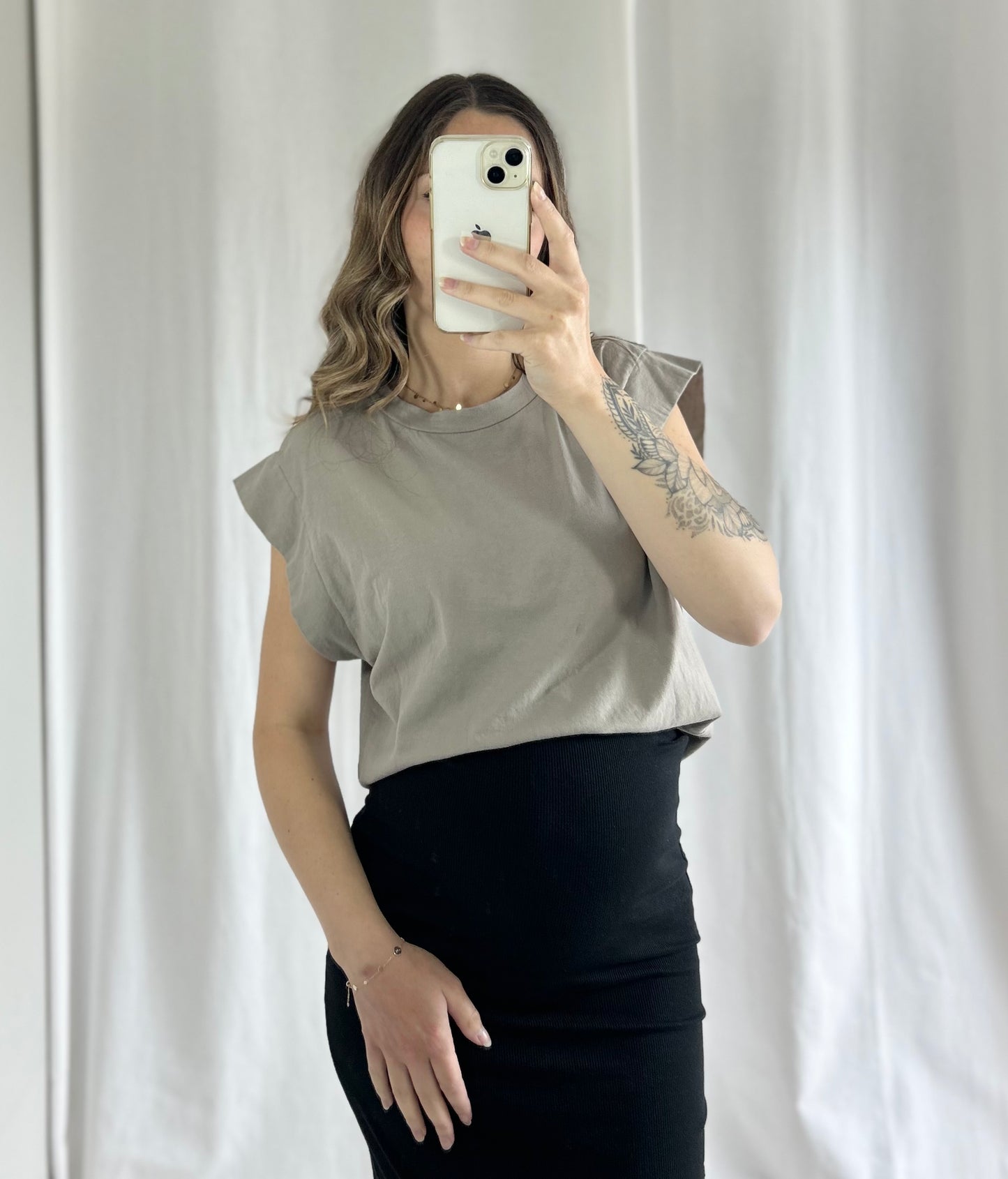 T-SHIRT SARAH - TAUPE