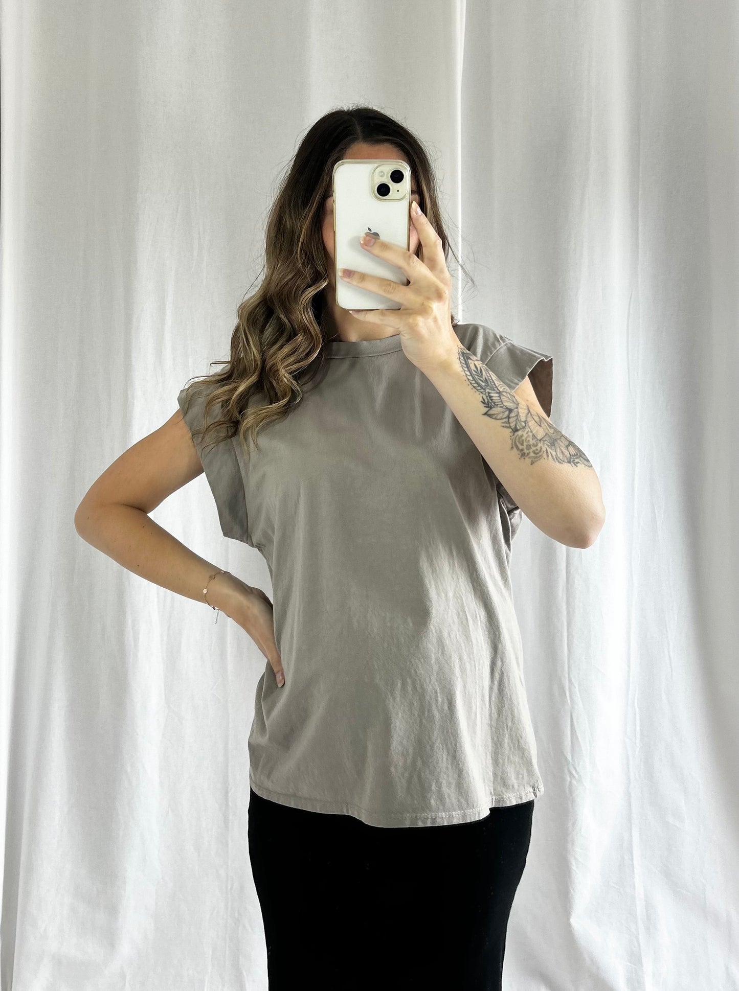 T-SHIRT SARAH - TAUPE
