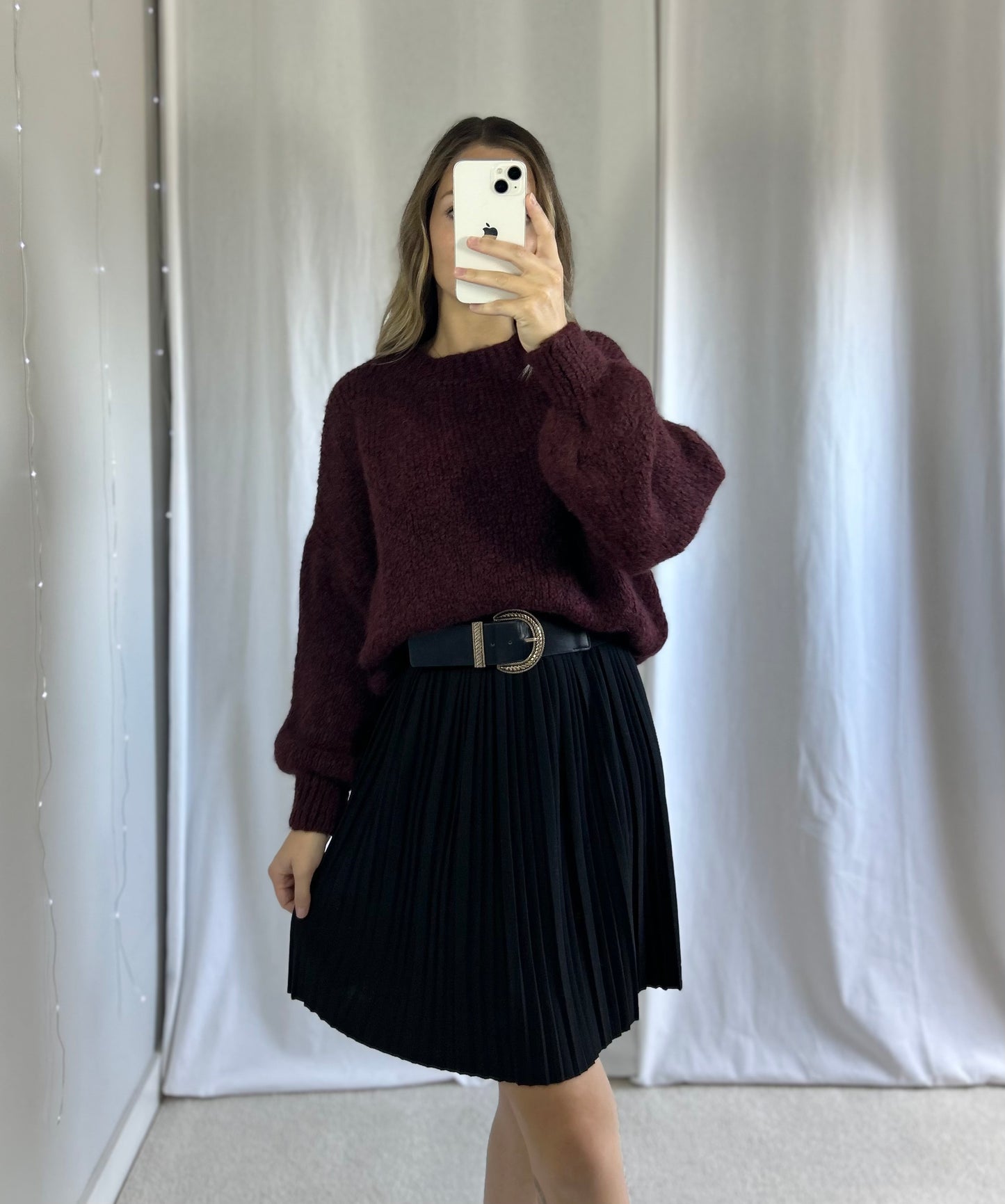 PULL ANAÉ - BORDEAUX