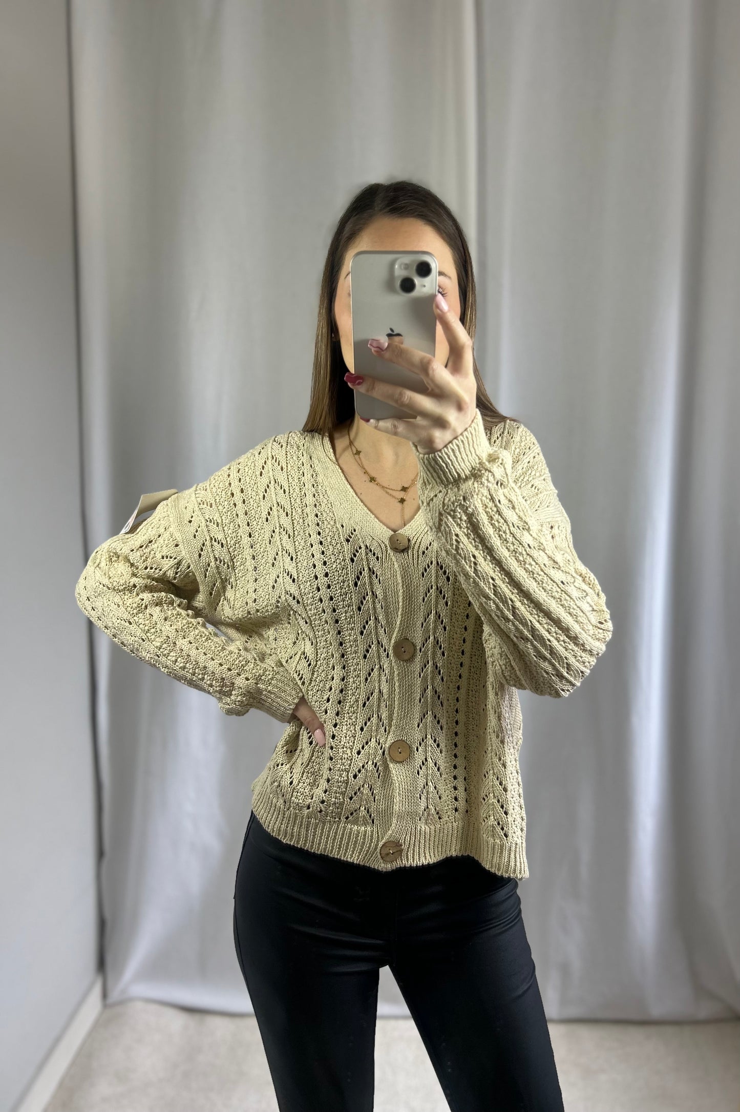 GILET LUCY - BEIGE