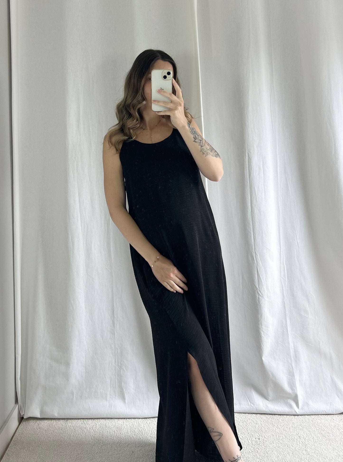 ROBE ILANA - NOIR