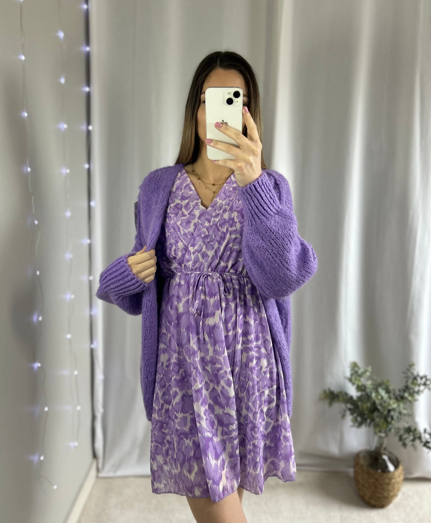 GILET CHLOÉ - LILAS