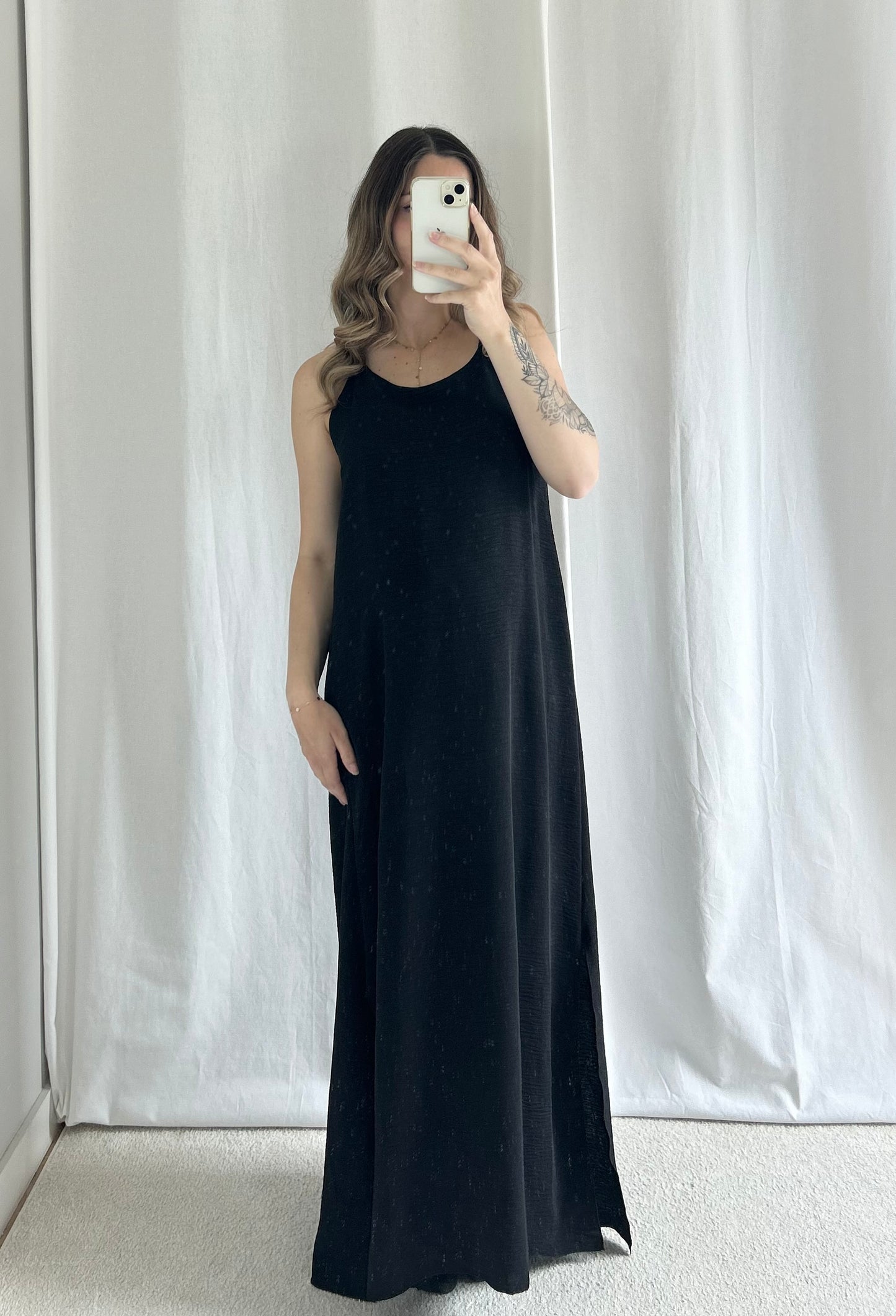 ROBE ILANA - NOIR