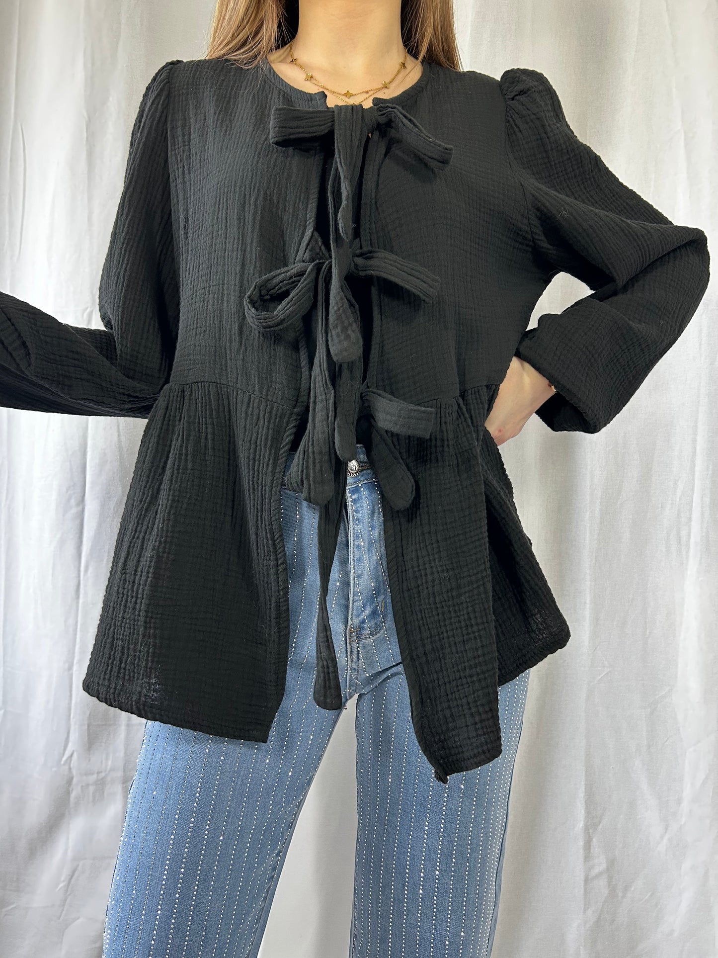 BLOUSE JULIETTE - NOIR