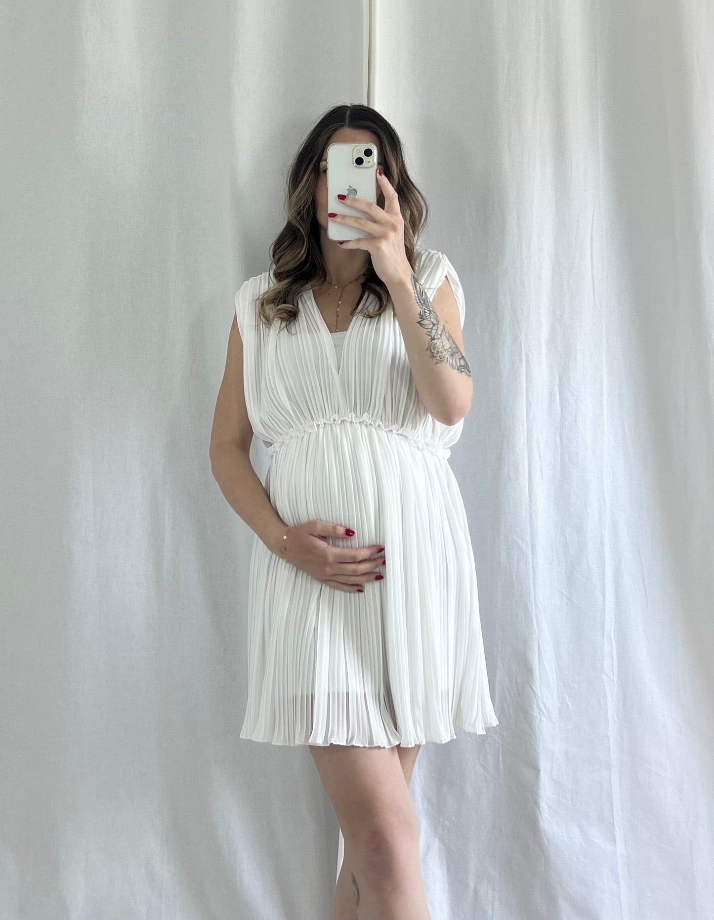 ROBE FLAVIE - BLANC