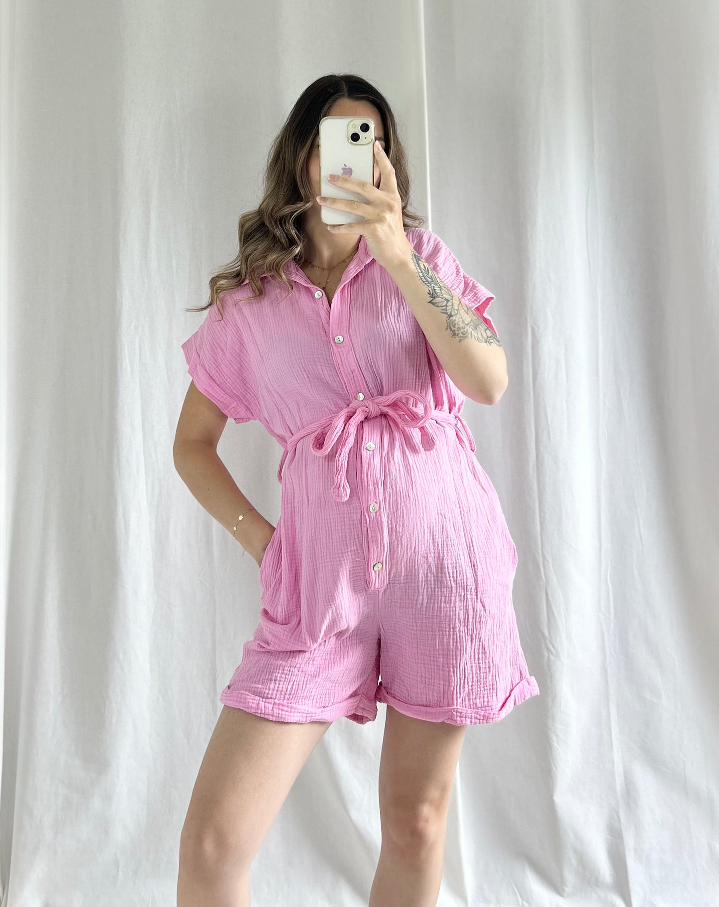 COMBISHORT ÉMILIE - ROSE