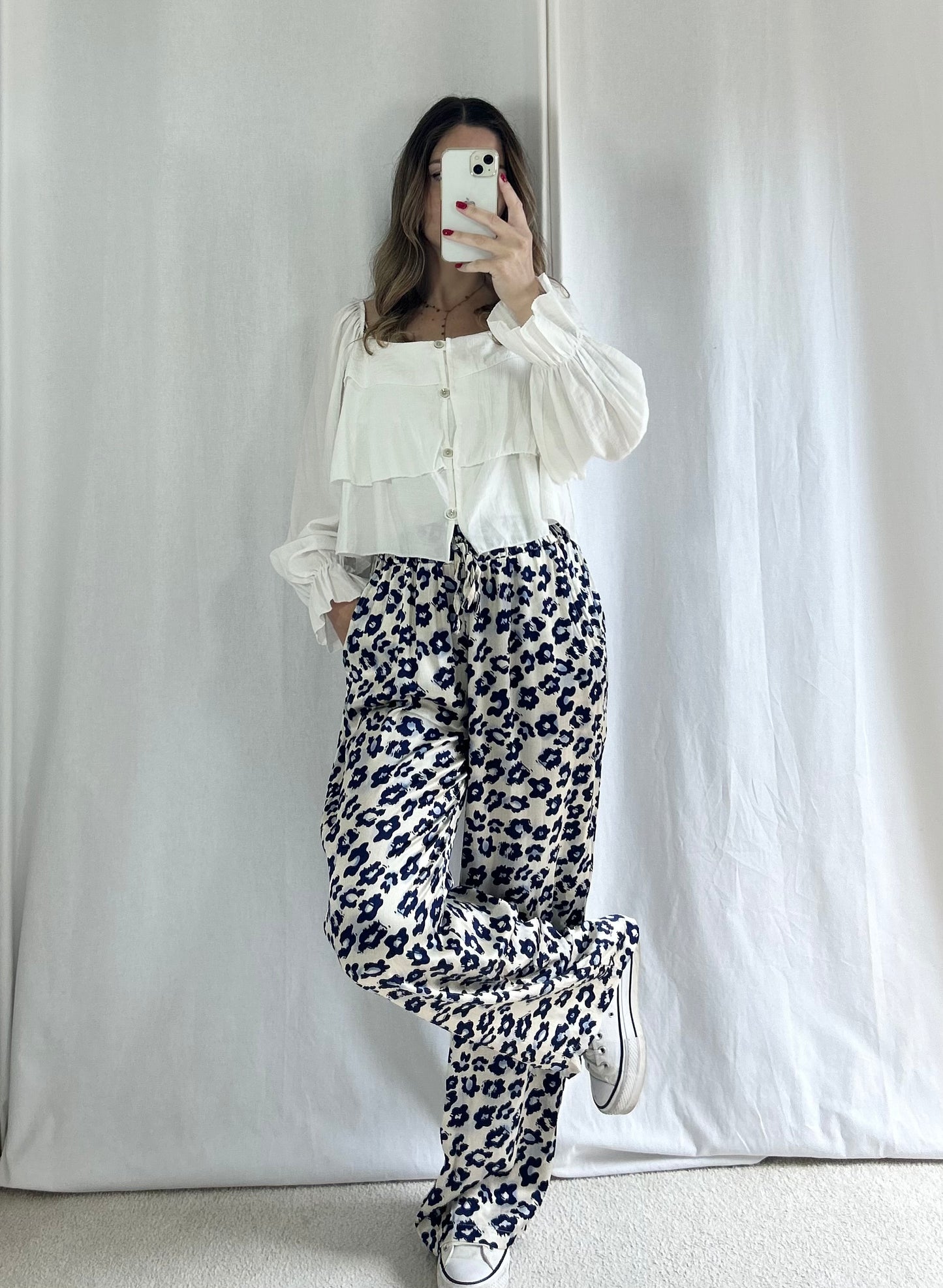 PANTALON LYNA - BLEU