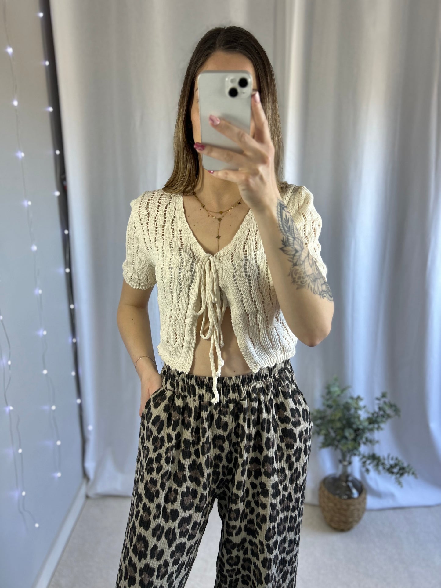 GILET ALICIA - ÉCRU