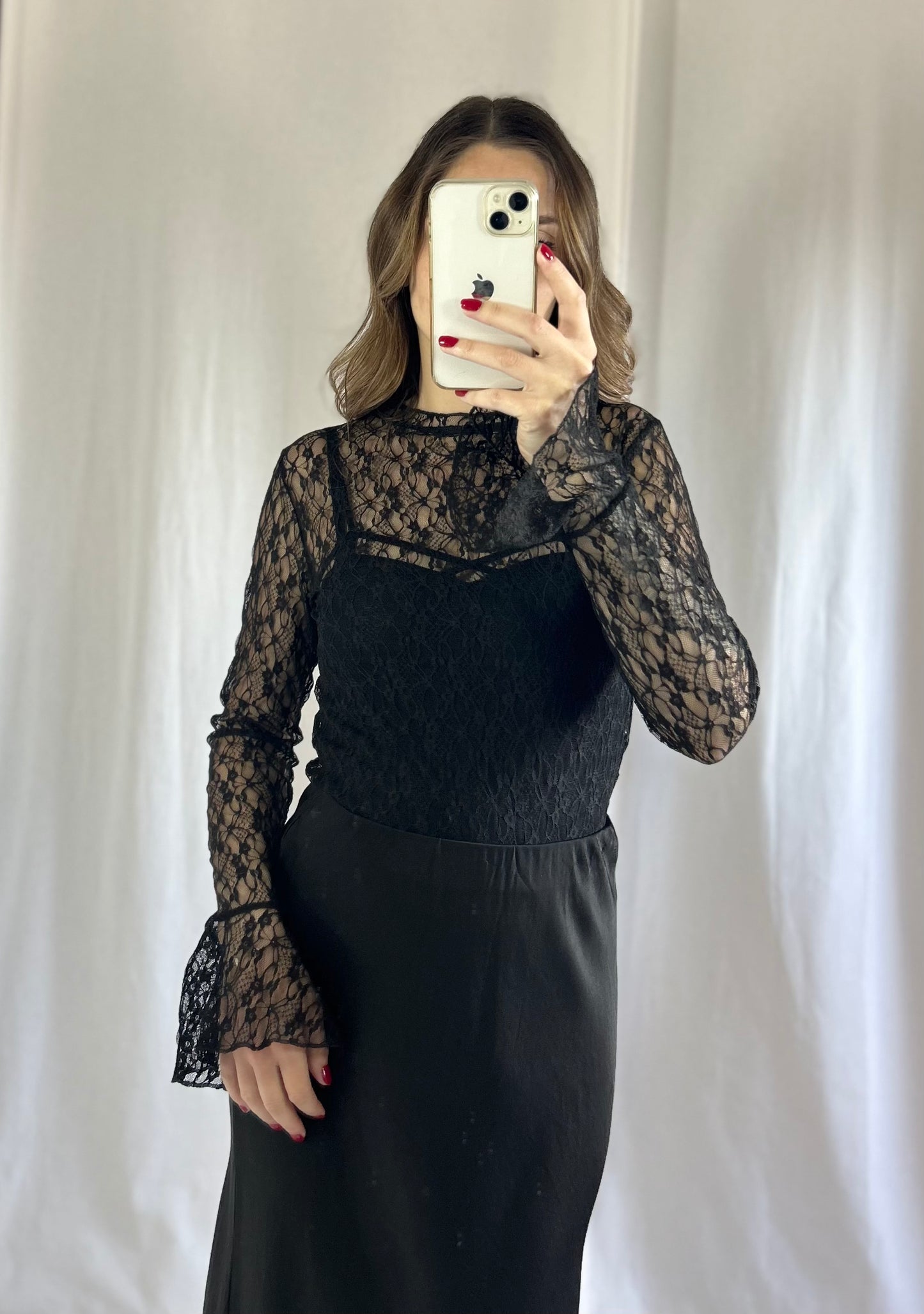 TOP ANGÈLE - NOIR