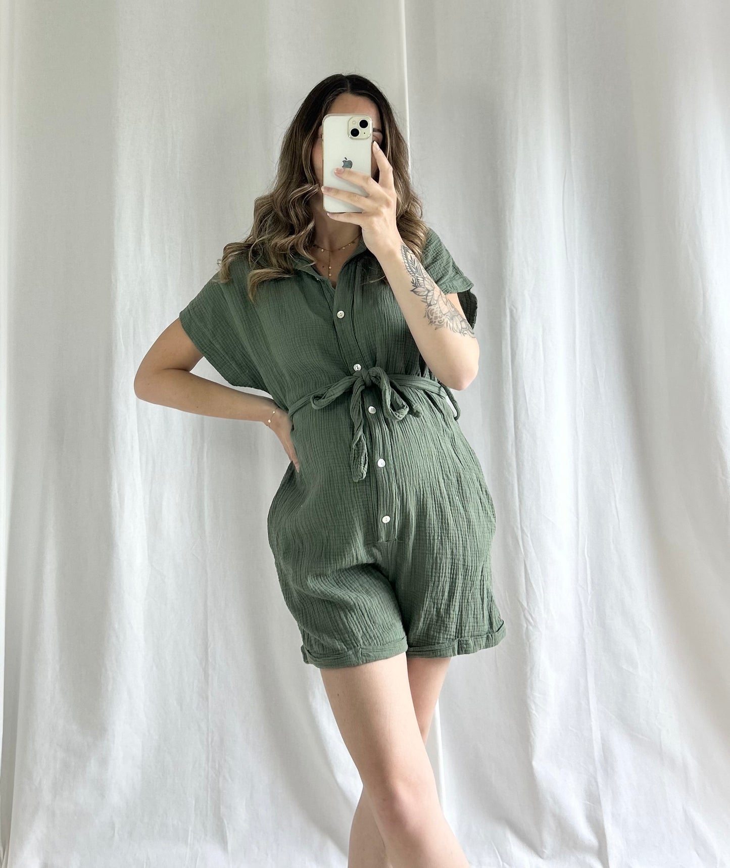COMBISHORT ÉMILIE - KAKI