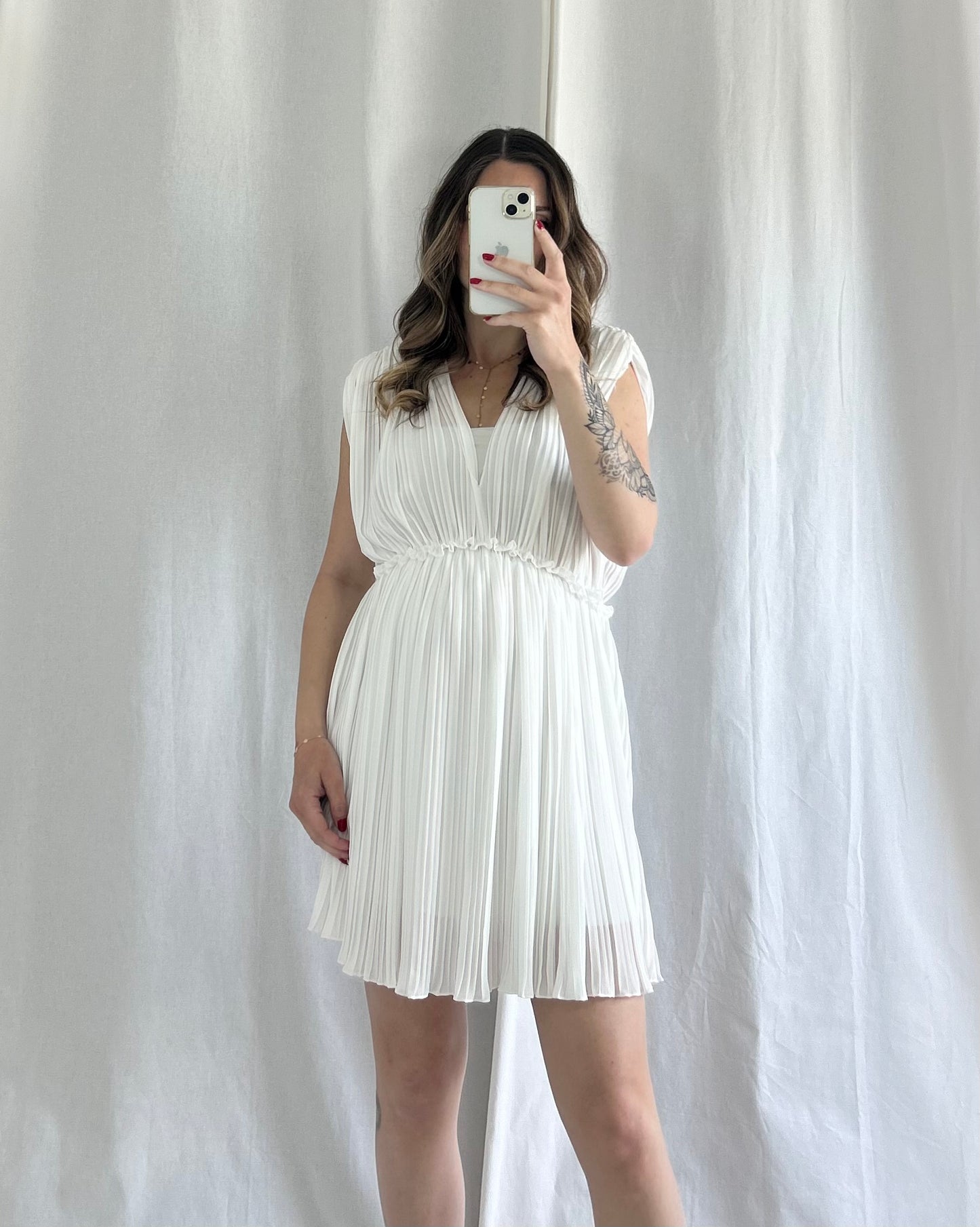 ROBE FLAVIE - BLANC