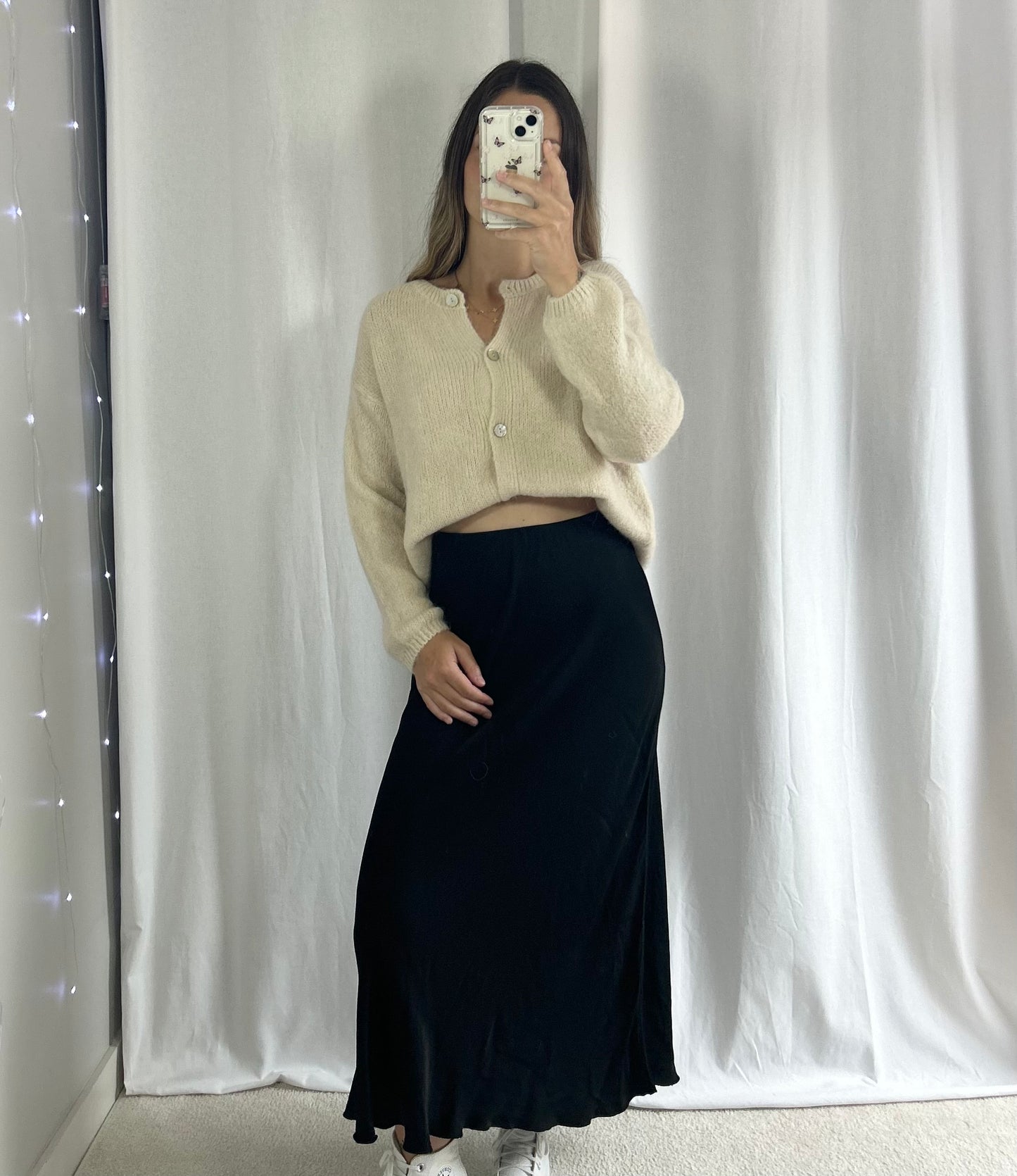 JUPE LONGUE SYNDY - NOIR