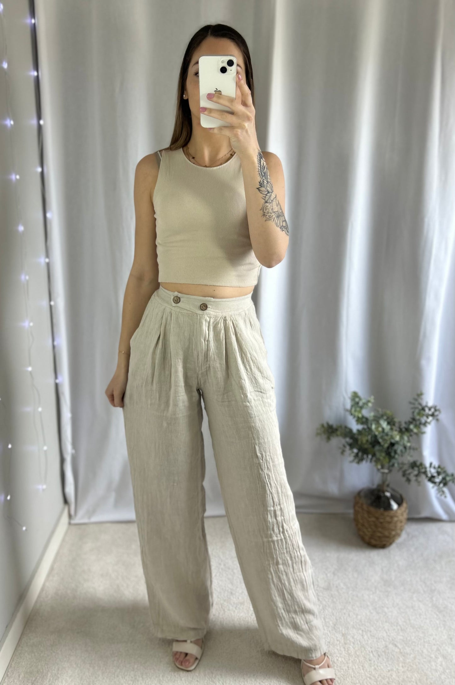 PANTALON EMMA - BEIGE