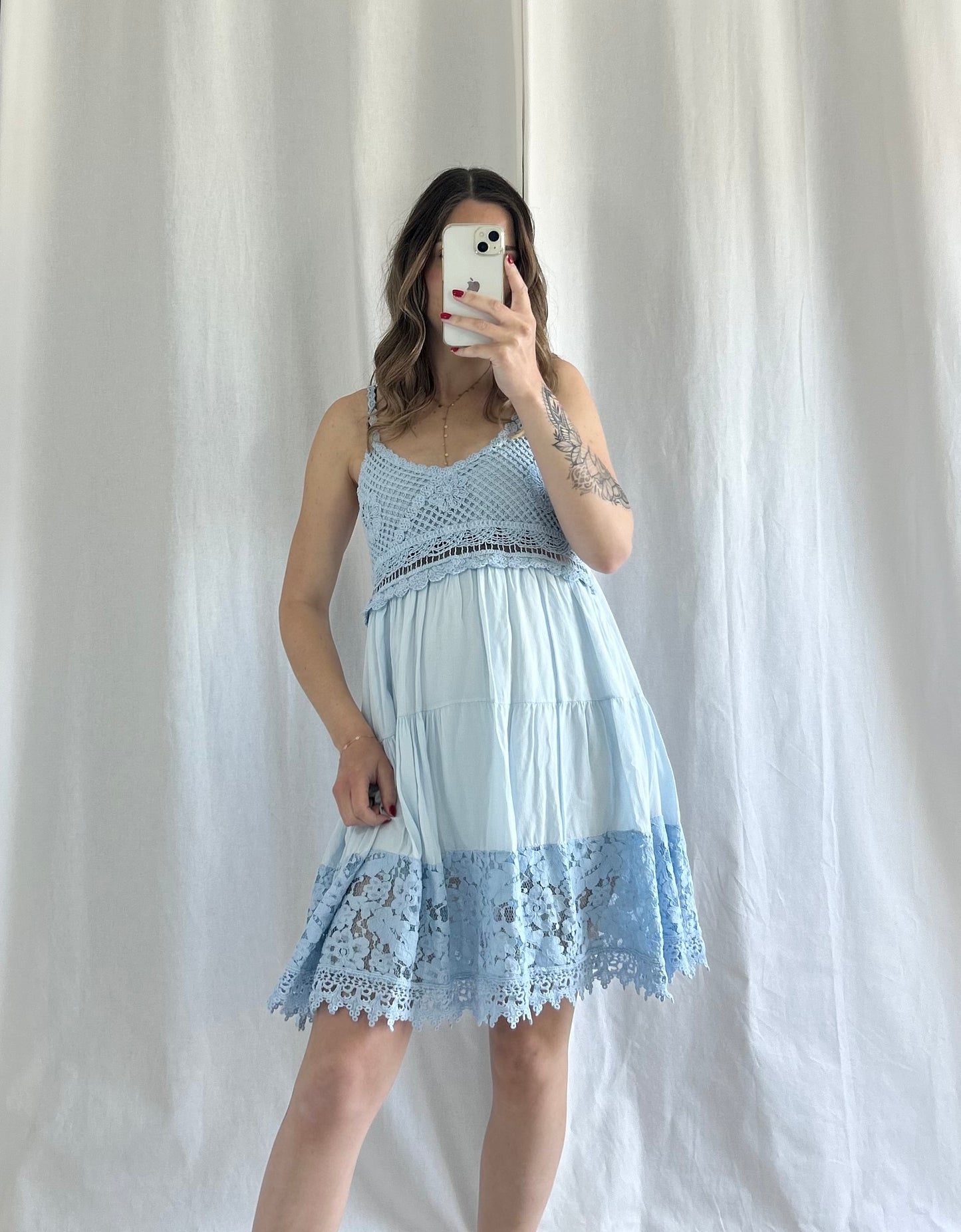 ROBE ESMERALDA - BLEU