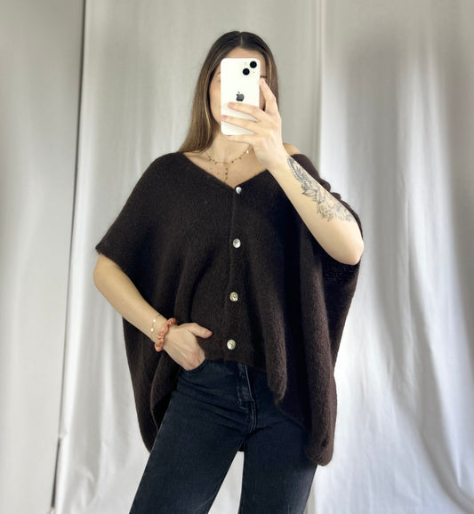 GILET SANS MANCHE MÉLINA - MARRON