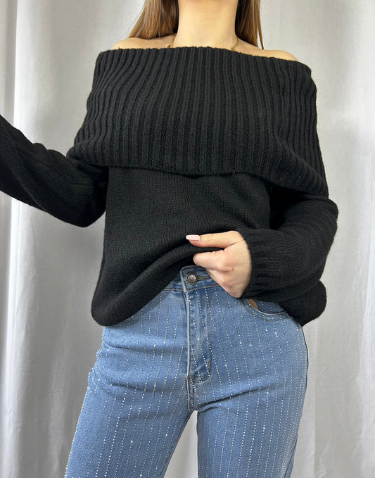 PULL LISA - NOIR