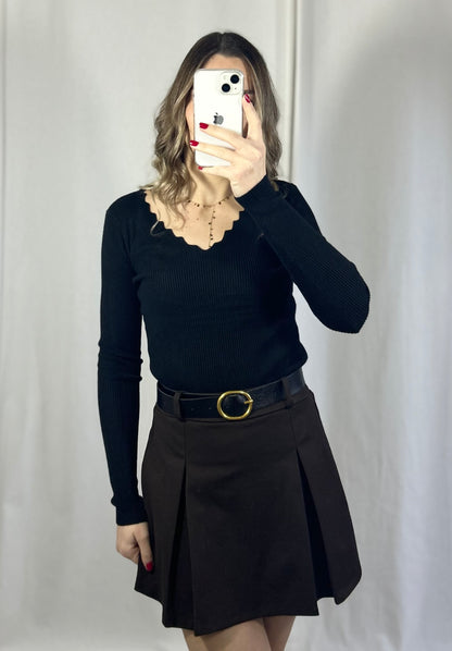 TOP MARINA - NOIR