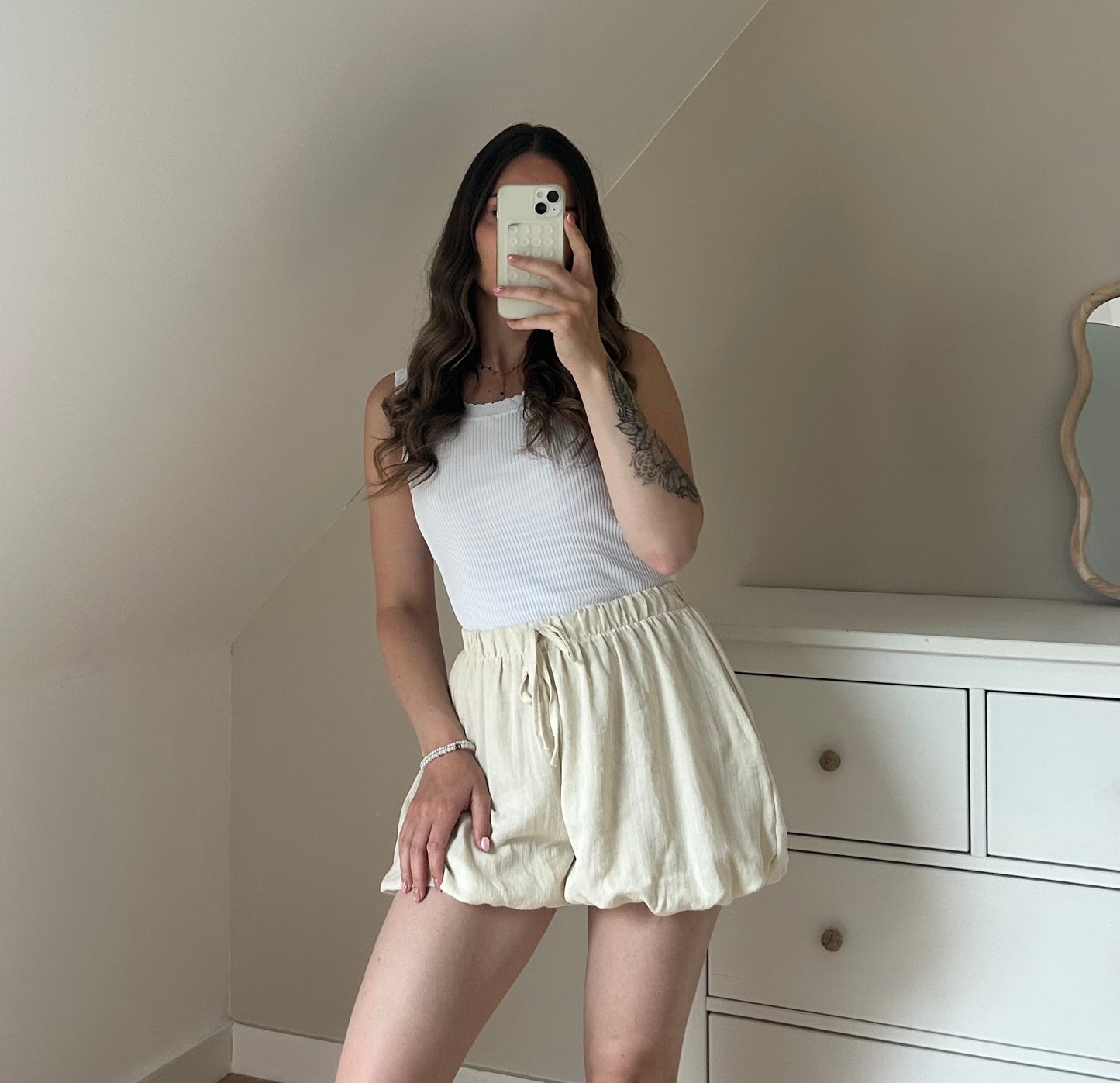 SHORT JENNA - ÉCRU