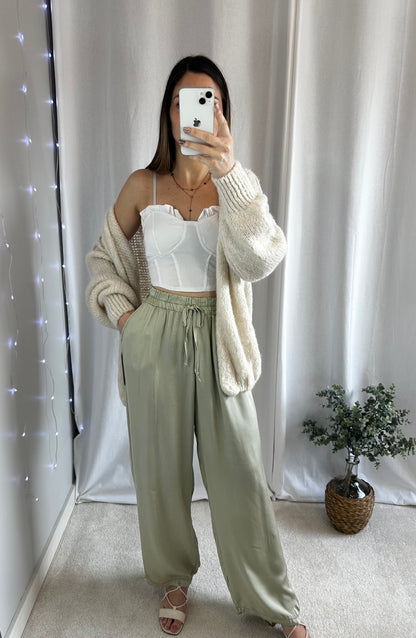 PANTALON ANAÏS - VERT D'EAU