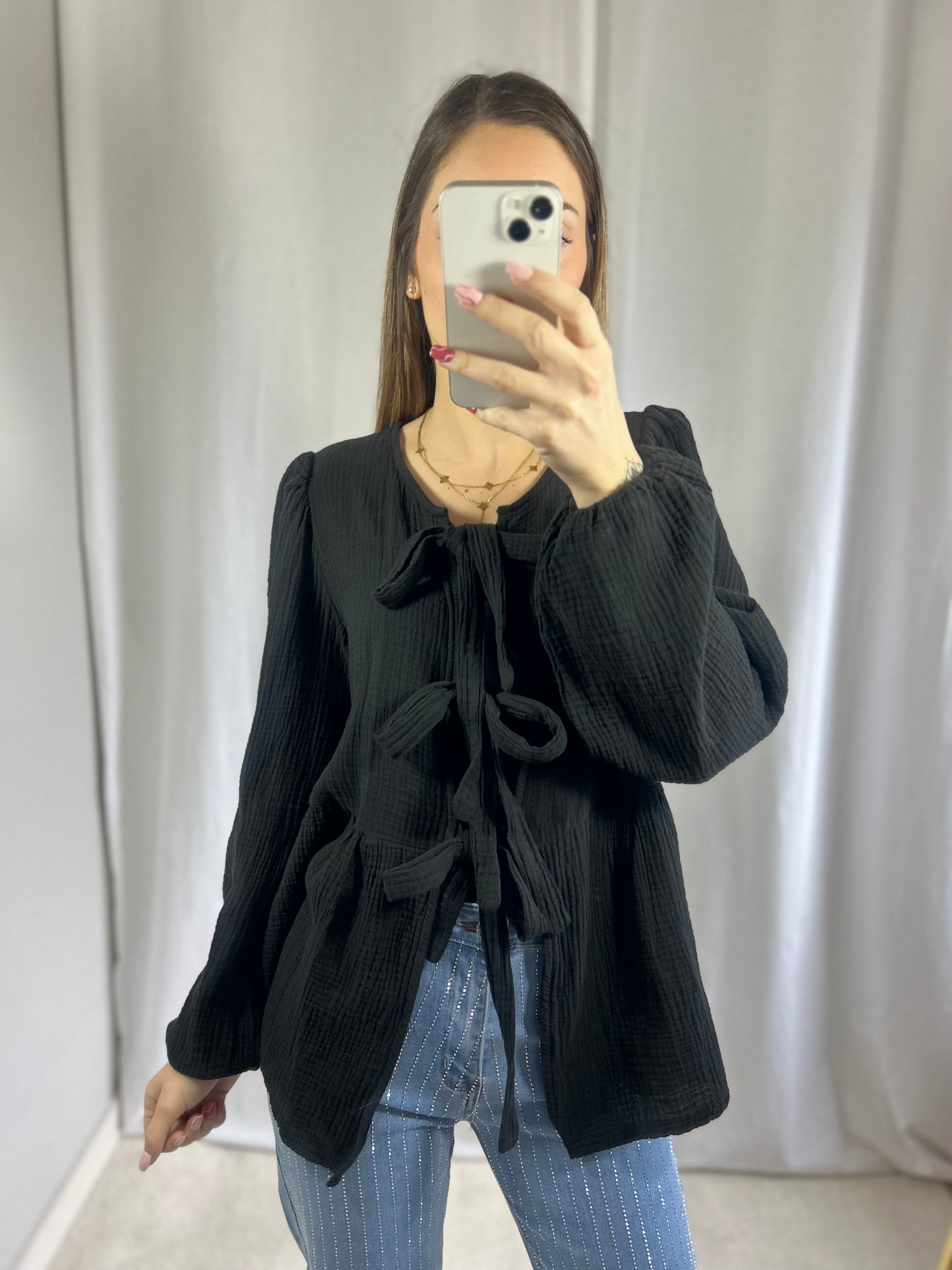 BLOUSE JULIETTE - NOIR