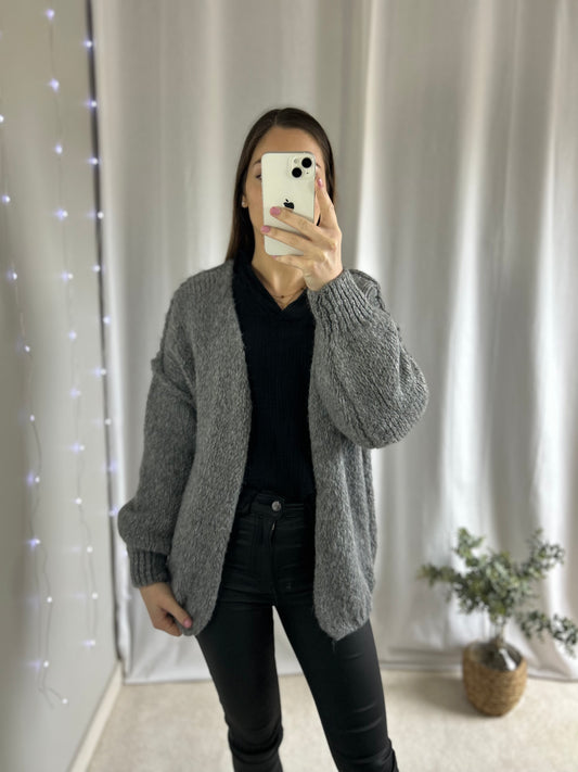 GILET CHLOÉ - GRIS FONCÉ