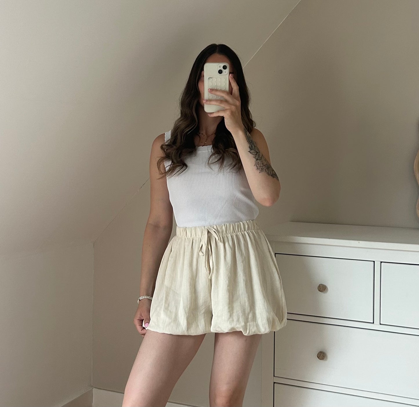 SHORT JENNA - ÉCRU
