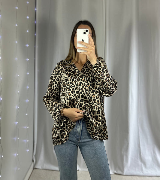 BLOUSE EDEN - LÉOPARD