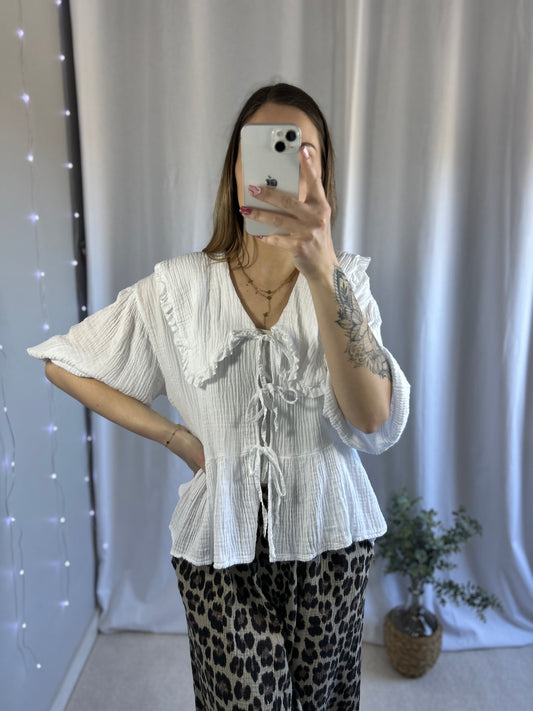 BLOUSE AMIRA - BLANC