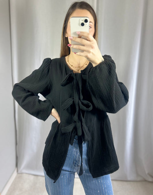 BLOUSE JULIETTE - NOIR
