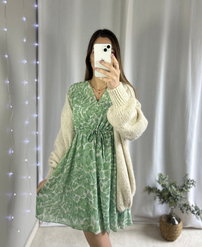 ROBE JULIA - VERT CLAIR