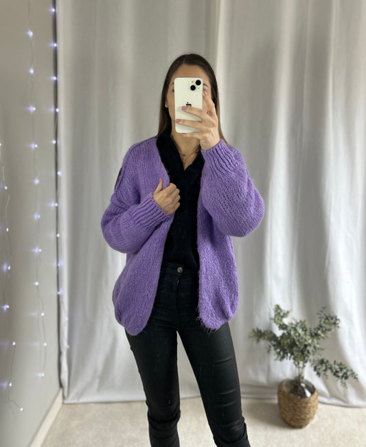 GILET CHLOÉ - LILAS
