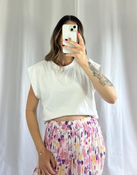 T-SHIRT SARAH - BLANC