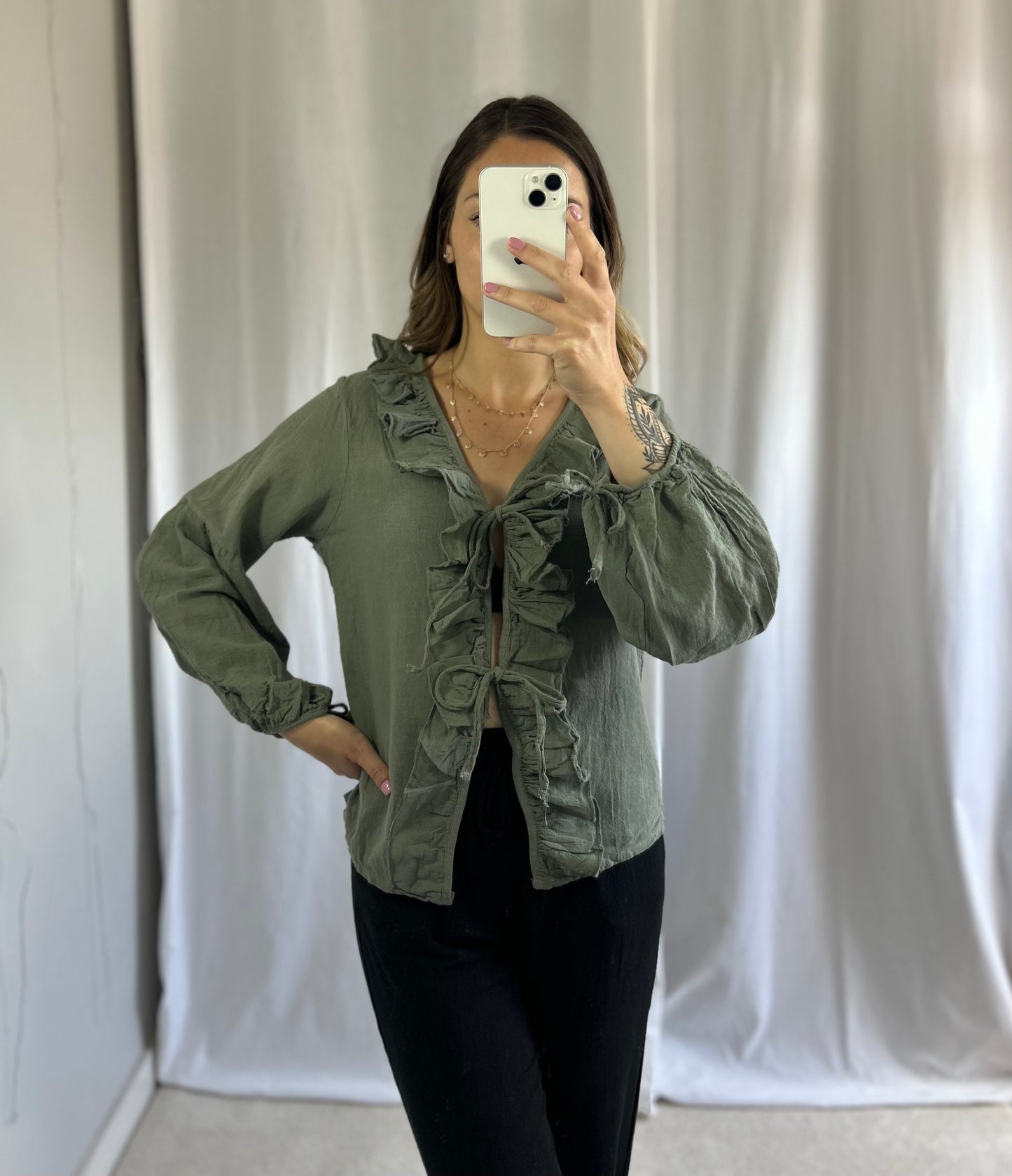 BLOUSE AMALIA - KAKI