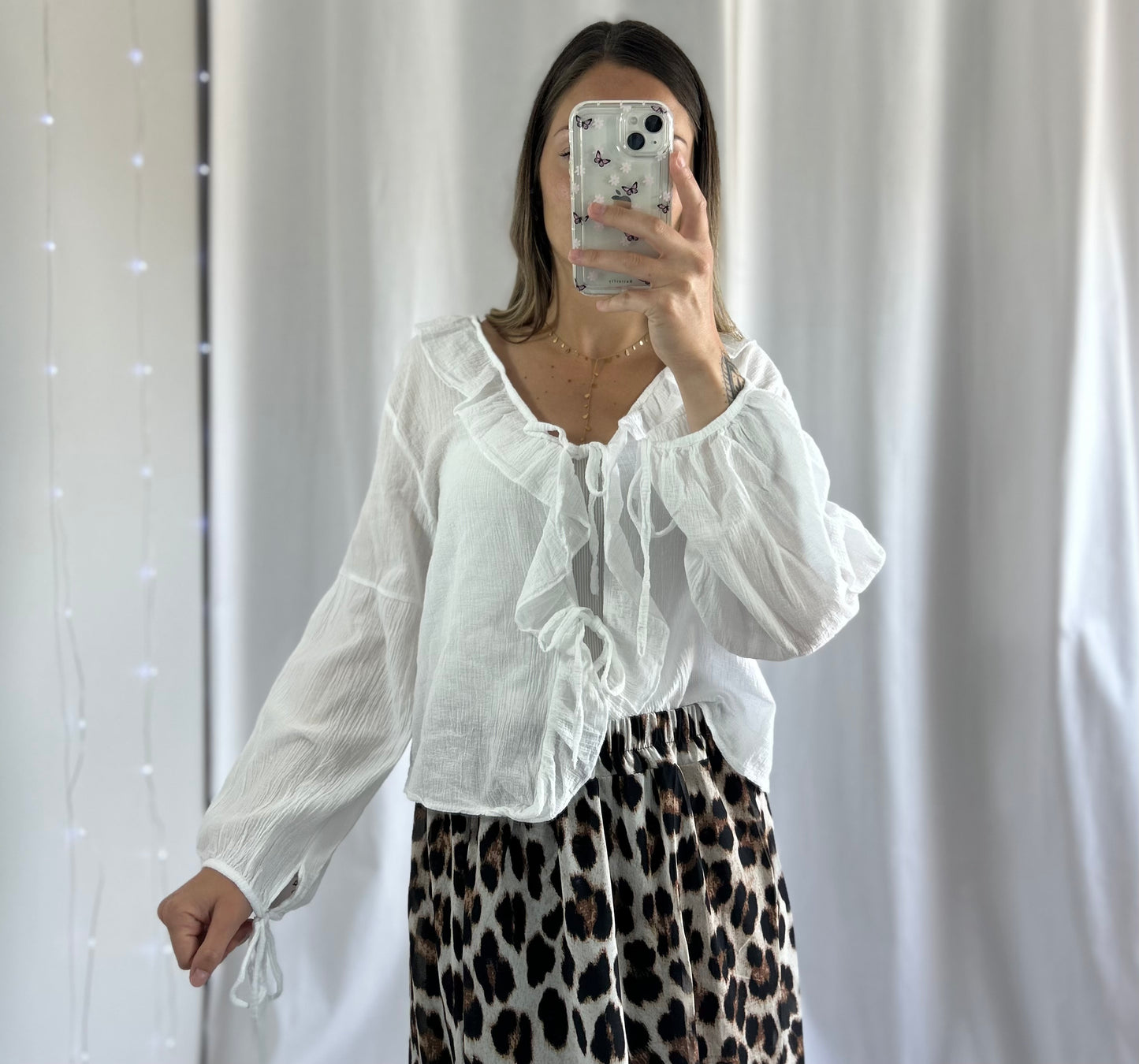 BLOUSE AMALIA - BLANC