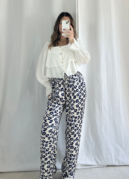 PANTALON LYNA - BLEU