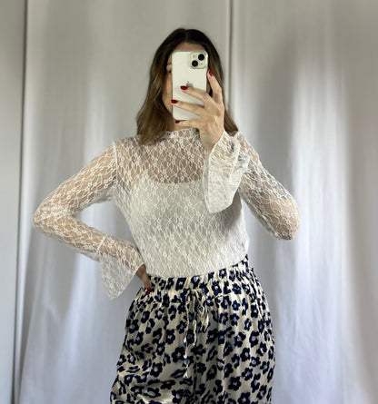 TOP ANGÈLE - BLANC