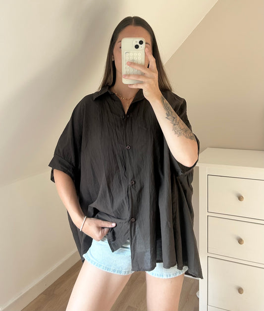 CHEMISE DIANE - MARRON